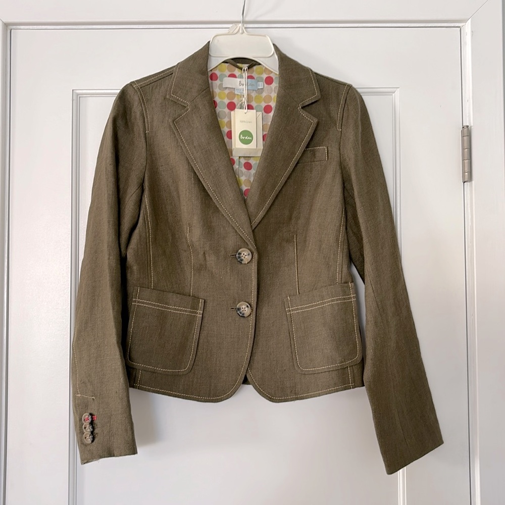 Boden Linen Blazer